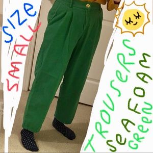 Big Bud Press Trousers Seafoam Green— Size Small